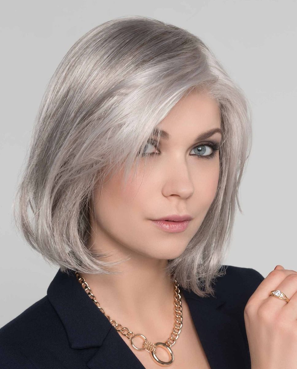 Perruque médicalisée cheveux coupe mi-longue lisse